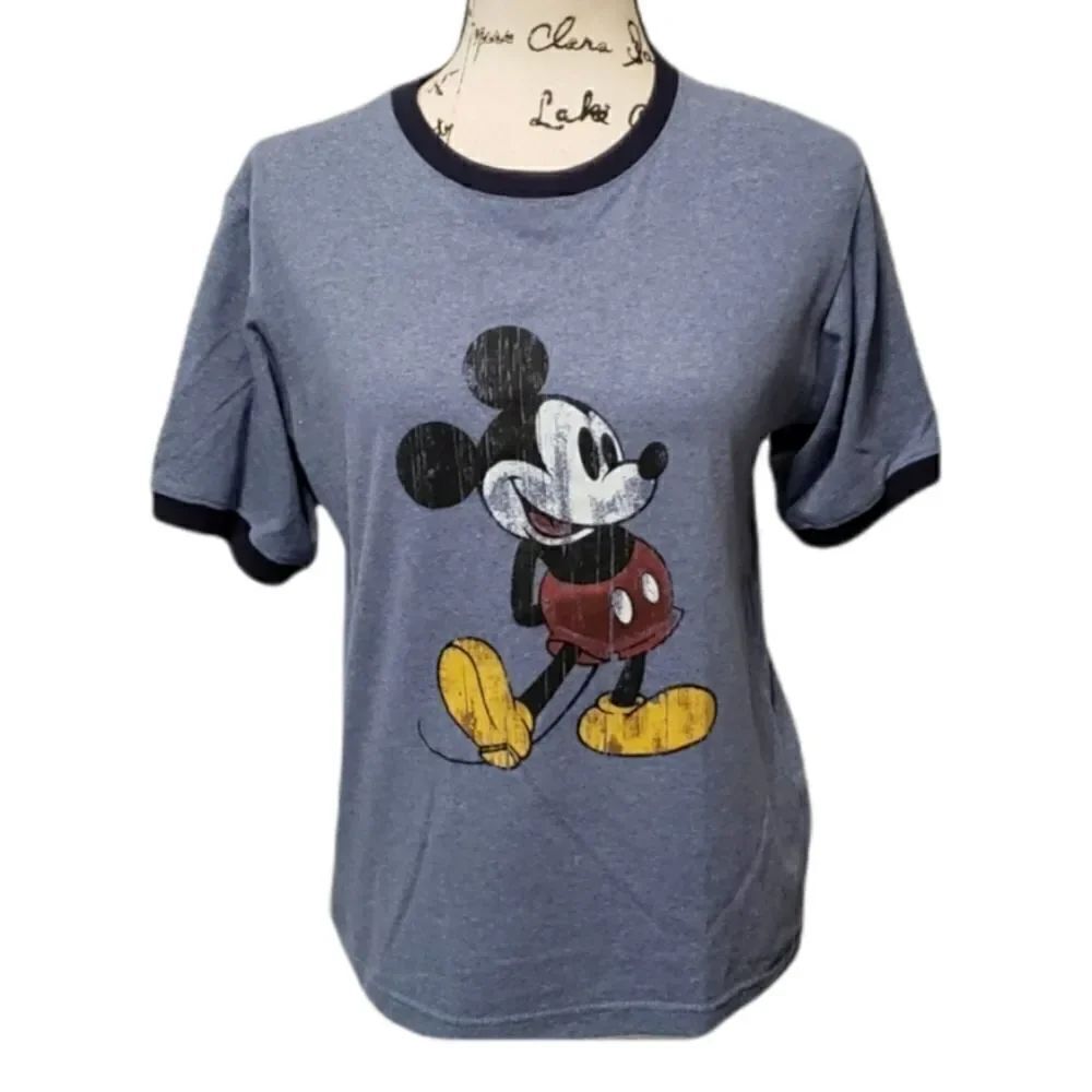 Navy Classic retro Disney Mickey tee